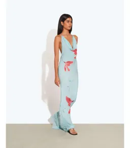 Rat & Boa Vincenza Maxi Dress Blue Size M / AU 10 for rent on The Volte - image 3