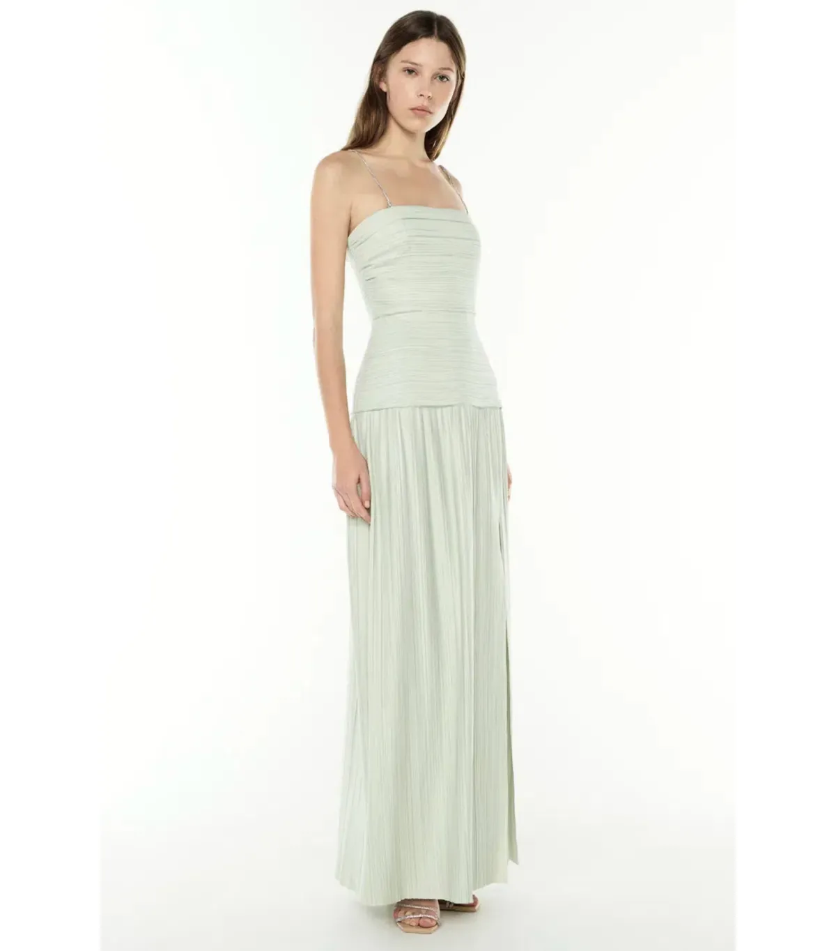Manning Cartell Royal Debut Maxi Dress in Sage Green Size AU 8 - Image 2