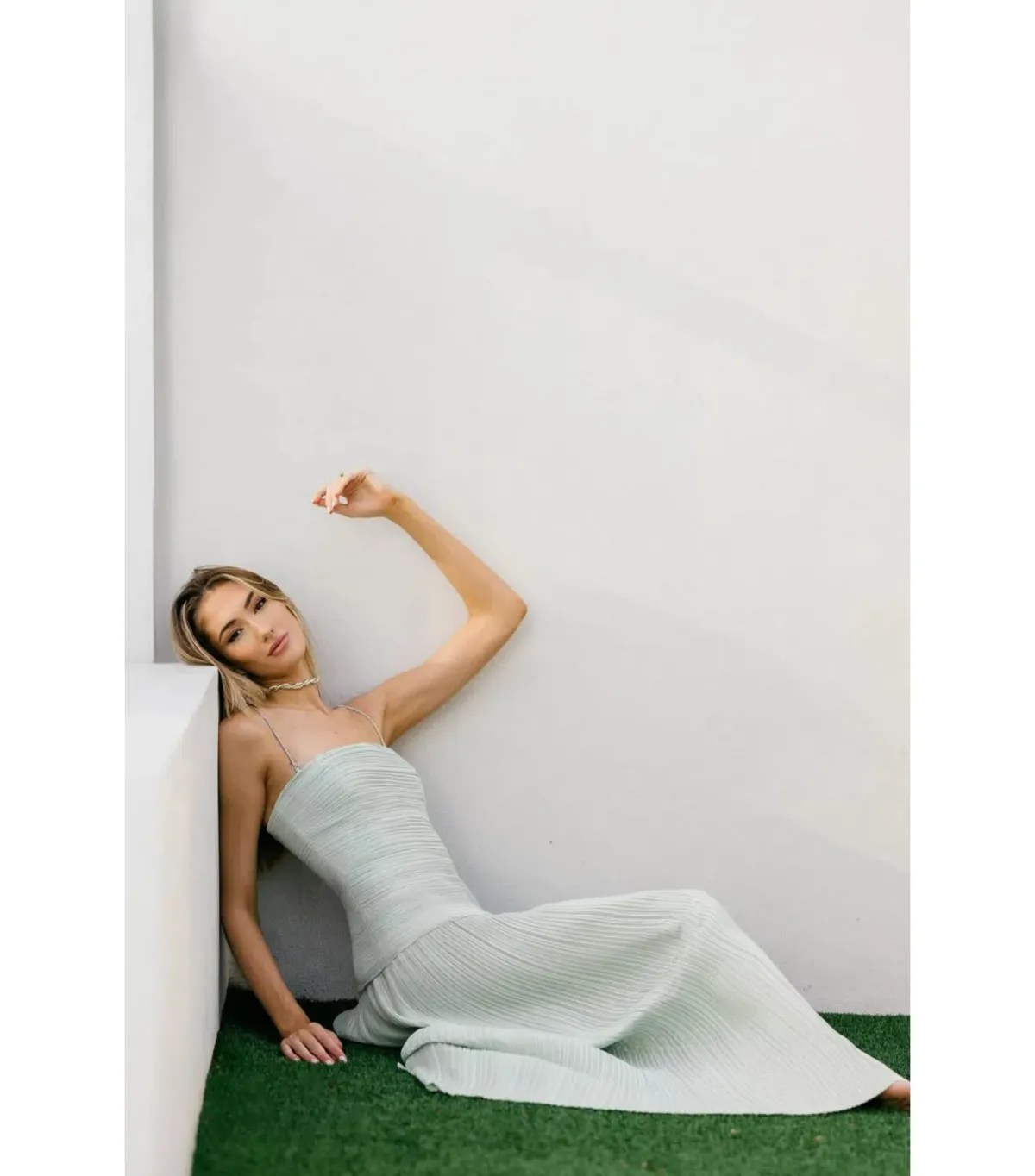 Manning Cartell Royal Debut Maxi Dress in Sage Green Size AU 8 - Image 6