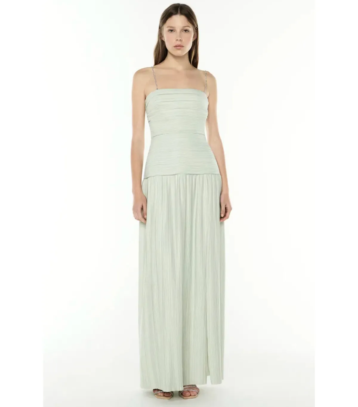 Manning Cartell Royal Debut Maxi Dress in Sage Green Size AU 8 - Image 1