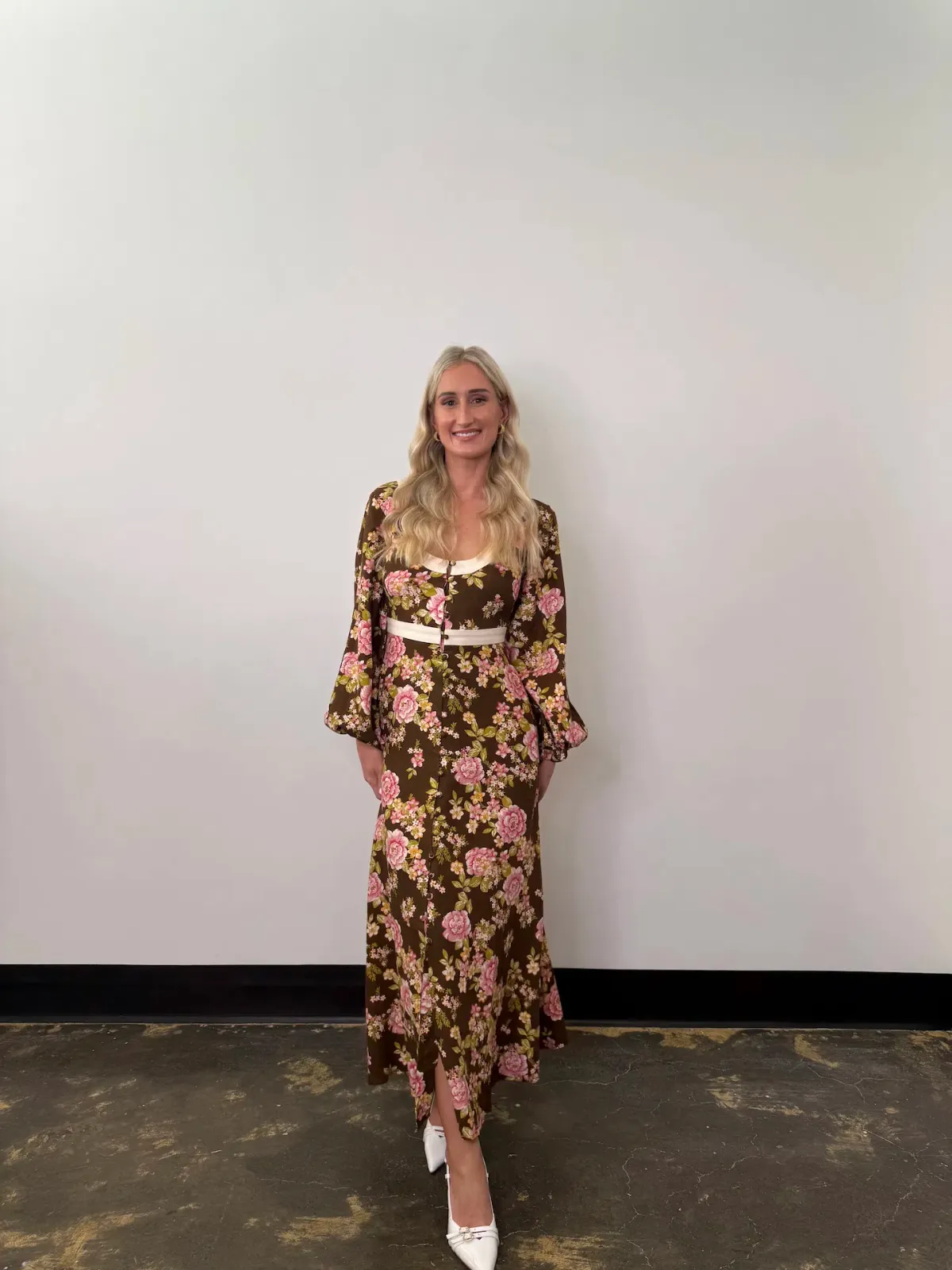 BOHEMIAN TRADERS JULIET SCOOP NECK MIDI / CHOCOLATE / SIZE 8 - Image 3