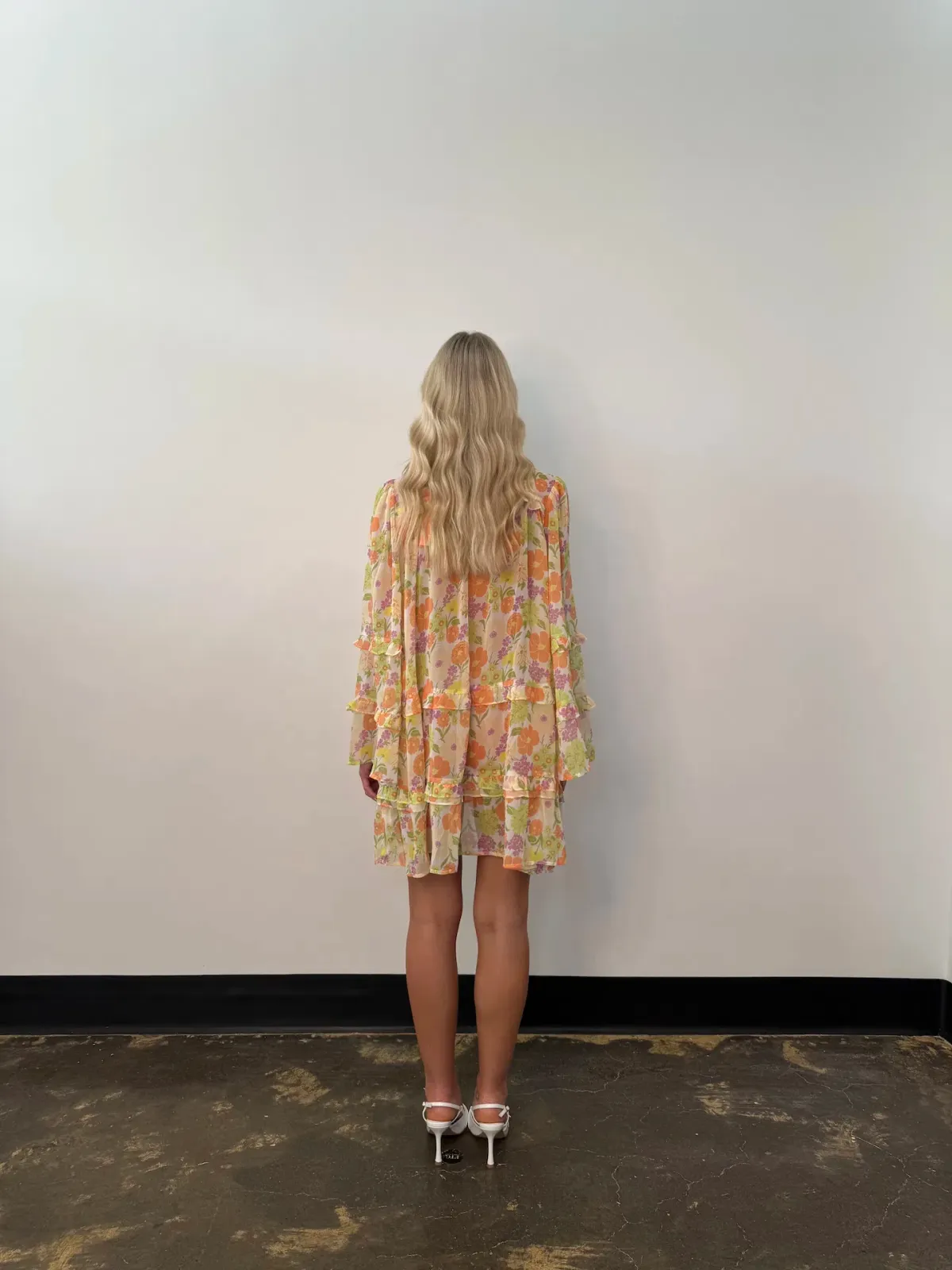 Bohemian Traders Sundance Flare Sleeve Mini in Multi Floral Size 10 - Image 3