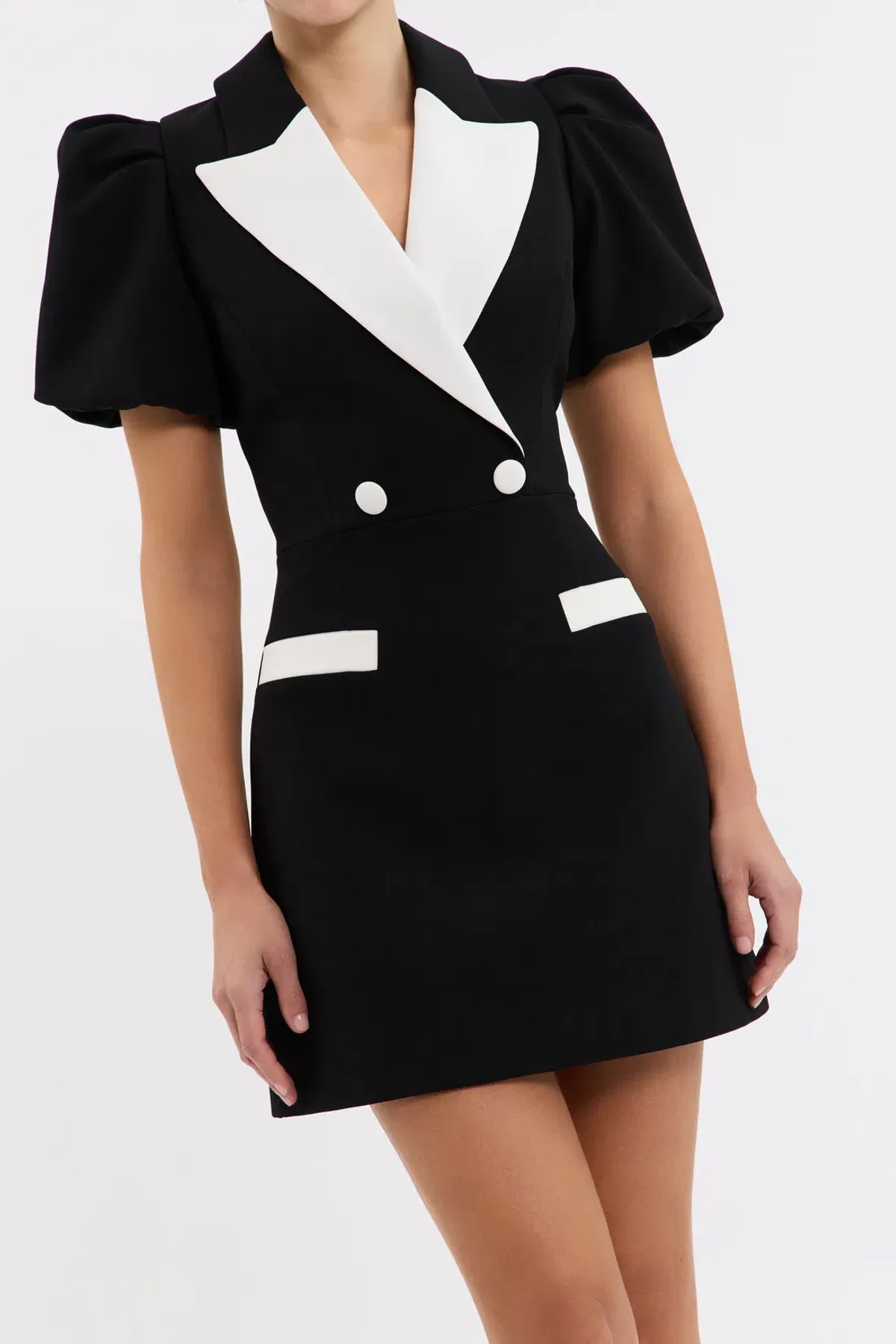 Rebecca Vallance Emma Mini Dress Black Size 8 - Image 4