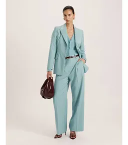Saba Suki Classic Wool Blazer in Seafoam Size AU 12  for rent on The Volte - image 3