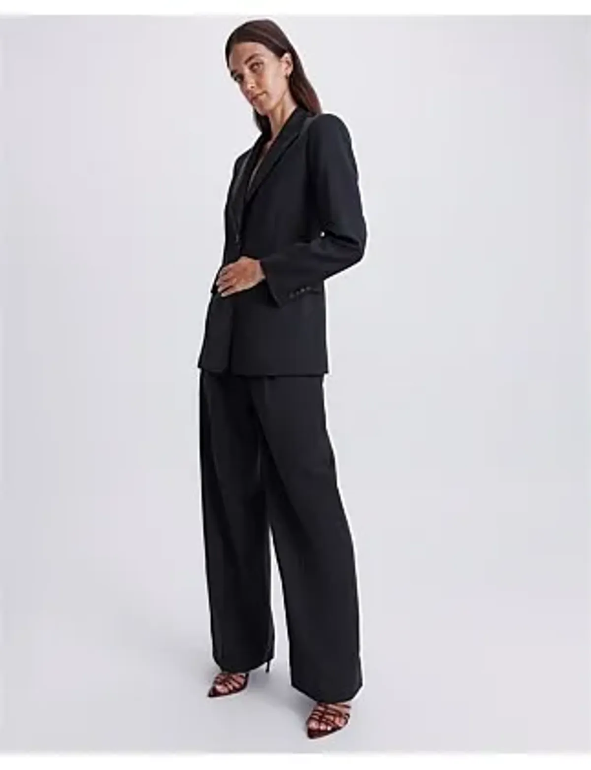 Saba Suki Classic Blazer Black Size 12 - Image 3