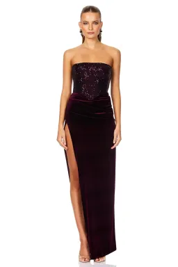 Love Nookie Keke Gown Wine Size AU 10 for rent on The Volte - image 1