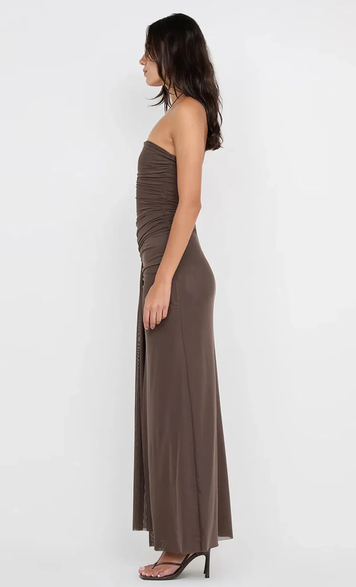 Bec + Bridge Ida Strapless Dress  Milk Chocolate Size 6 - Image 2