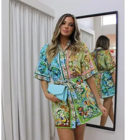 Alemais Dreamer Mini Dress Multi Print Size 8 for rent on The Volte - image 3