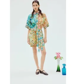 Alemais Dreamer Mini Dress Multi Print Size 8 for rent on The Volte - image 4