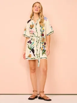 Alemais Meagan Mini Dress in White Size AU 10 for rent on The Volte - image 1