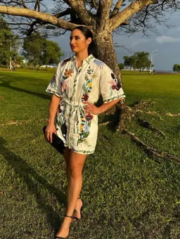 Alemais Meagan Mini Dress in White Size AU 10 for rent on The Volte - image 2