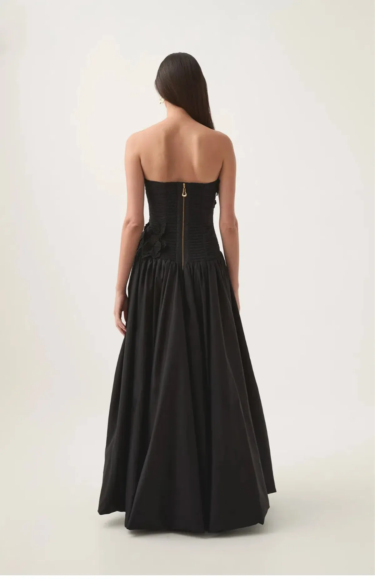 Aje Splendor Flower Gown in Black Size AU 8 - Image 4