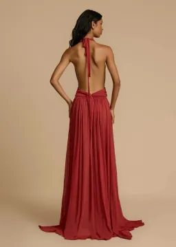 Arcina Ori Florence Dress in Red Size S / AU8 for rent on The Volte - image 2