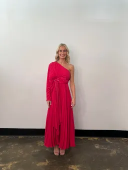 Acler Sadgill Maxi Dress in Pink Size 6 for rent on The Volte - image 1