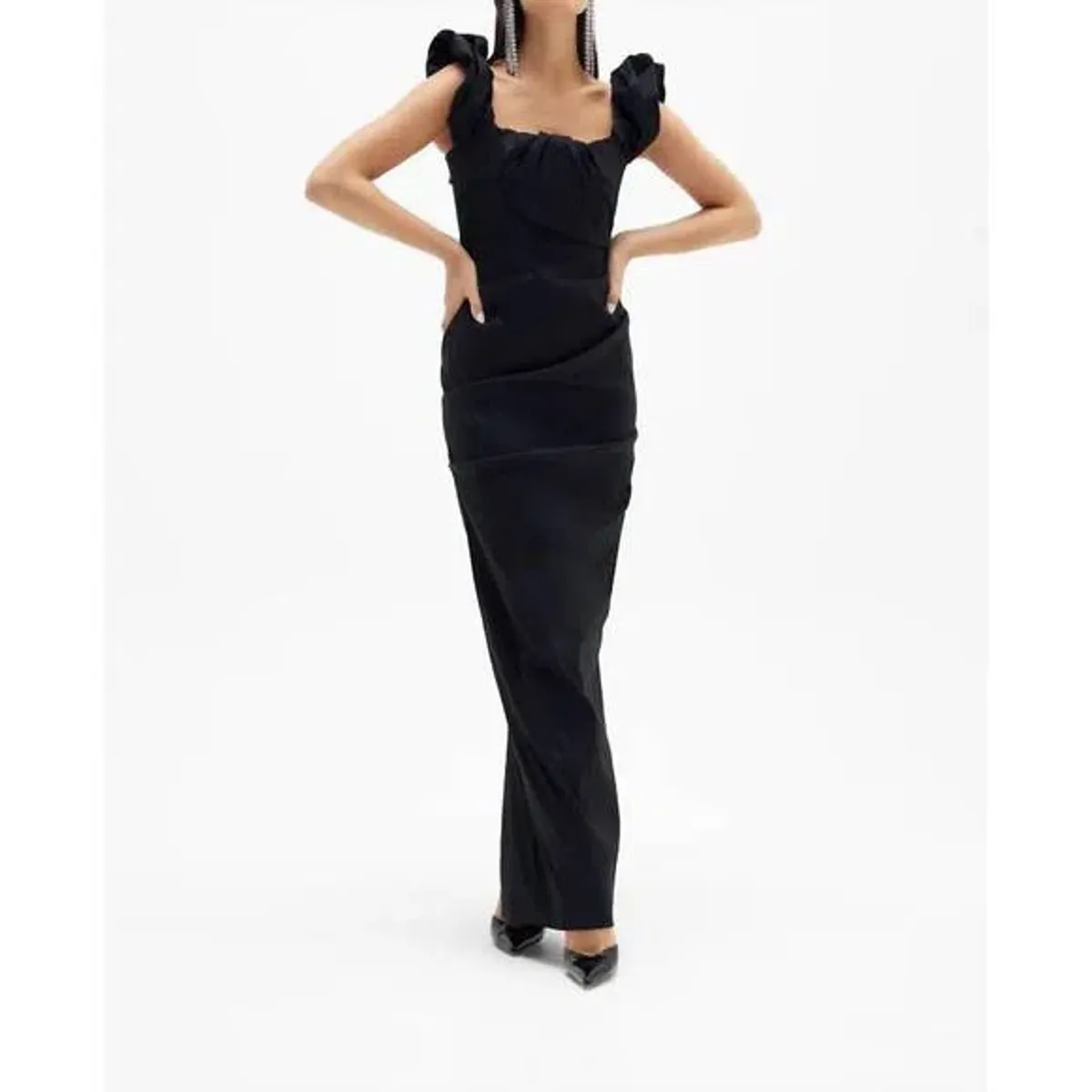 Rachel Gilbert Kalina Gown Black Size 3 /AU 12 - Image 2