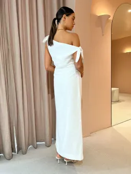 Sir The Label Bettina Off Shoulder Dress  White Size 0 / AU 6 for rent on The Volte - image 4