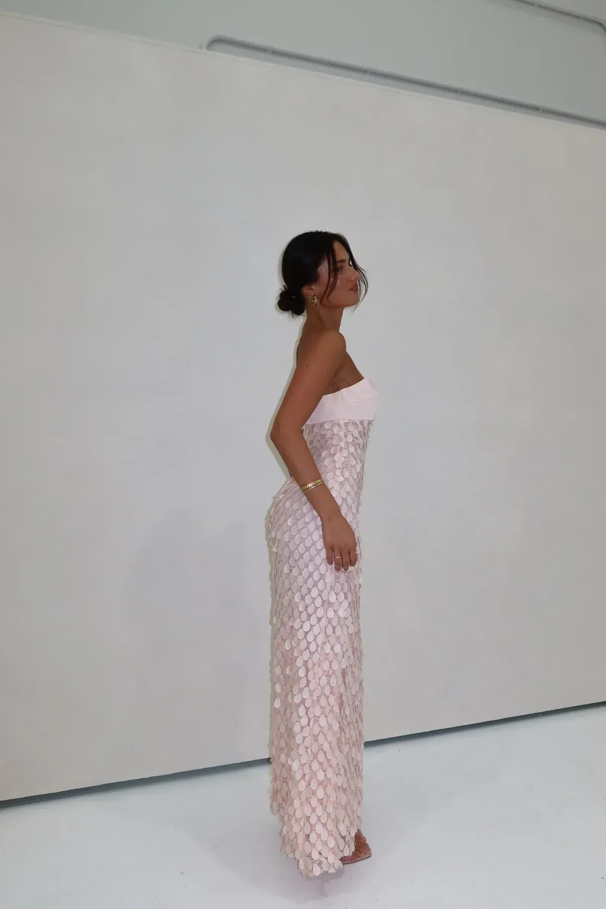 Manning Cartell Extreme Balconette Dress Maxi Light Pink Size AU 6 - Image 4