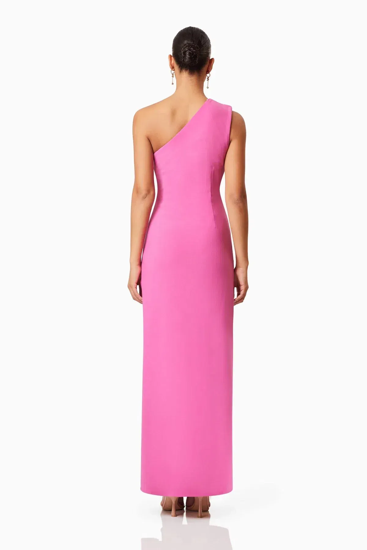 Elliatt Janelle One Shoulder Gown Pink Size 6 - Image 3