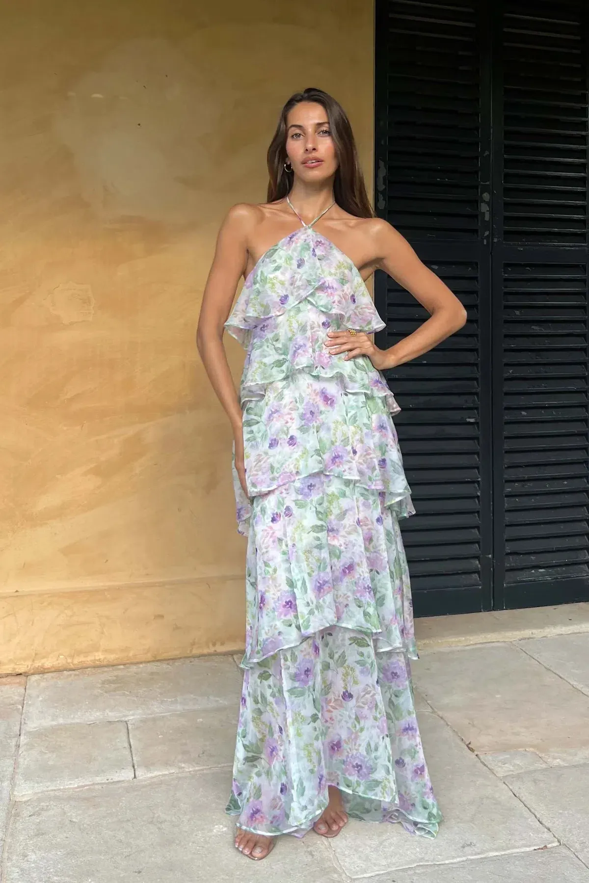Elliatt Mirabelle Cocktail Maxi Dress Floral Size AU 12 - Image 2