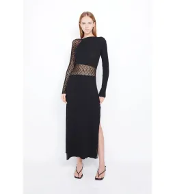 Bec and Bridge Chantelle Long Sleeve Dress in Black Size M / AU 10  for rent on The Volte - image 1