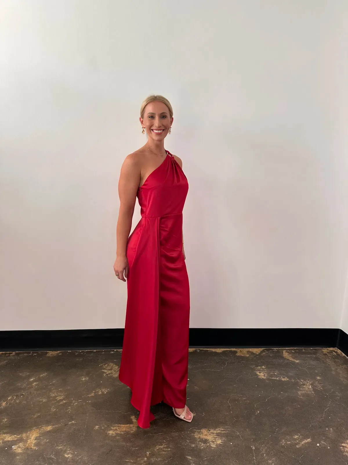 Elle Zeitoune Rhea Maxi Gown in Wine Size AU 14 - Image 5