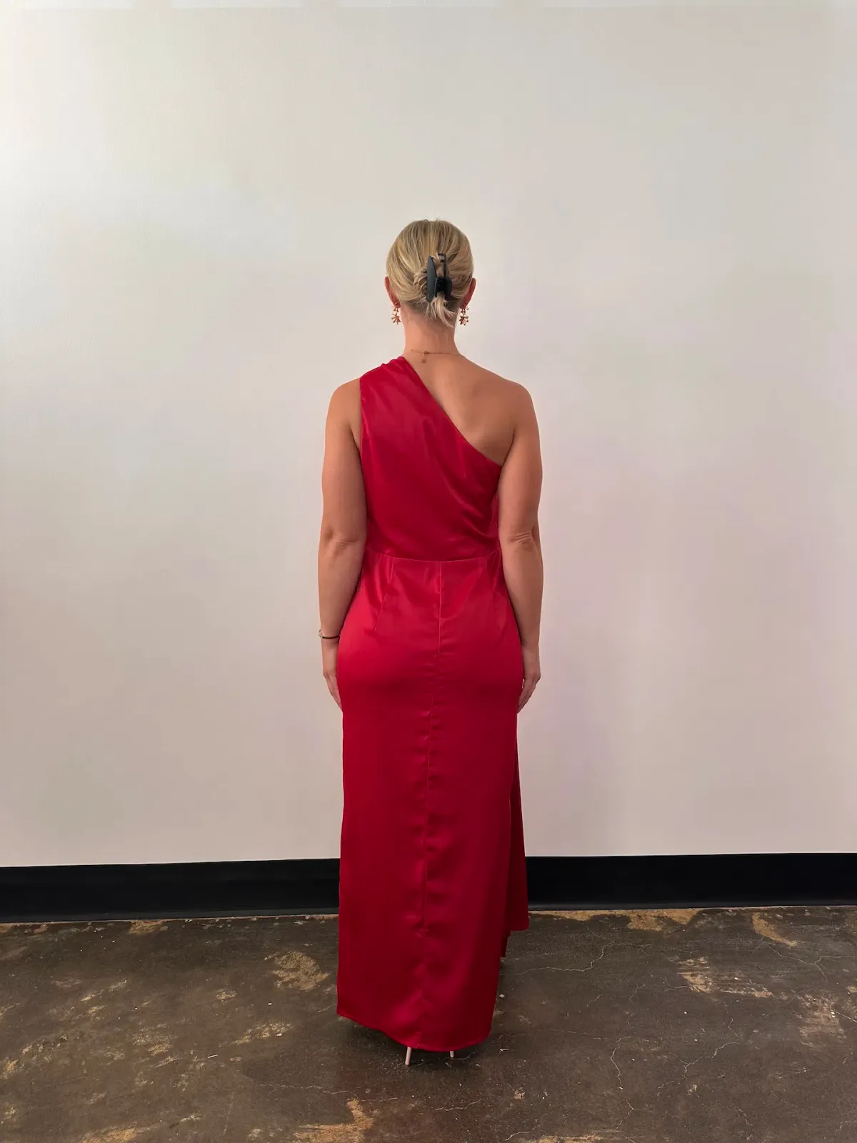 Elle Zeitoune Rhea Maxi Gown in Wine Size AU 14 - Image 6