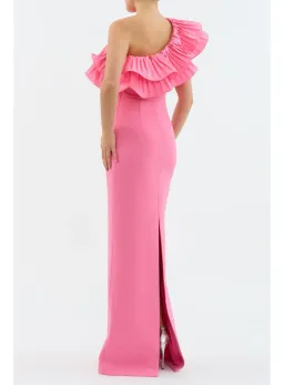Rebecca Vallance Rosita Floor Length Gown Pink Size 6 for rent on The Volte - image 3