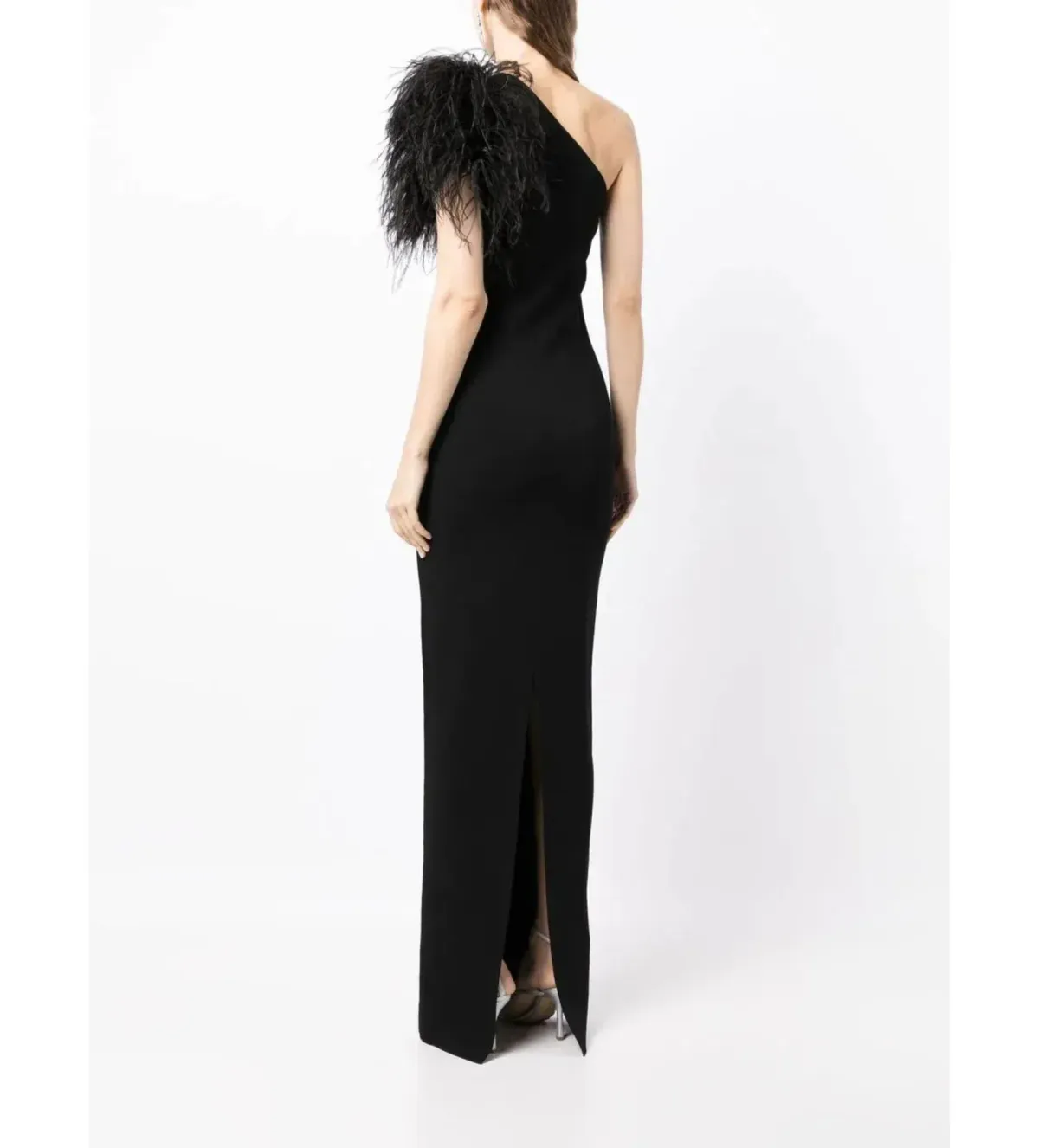 Rachel Gilbert Elcie Gown Black Size 10 - Image 2