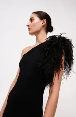 Rachel Gilbert Elcie Gown Black Size 10 for rent on The Volte - image 3