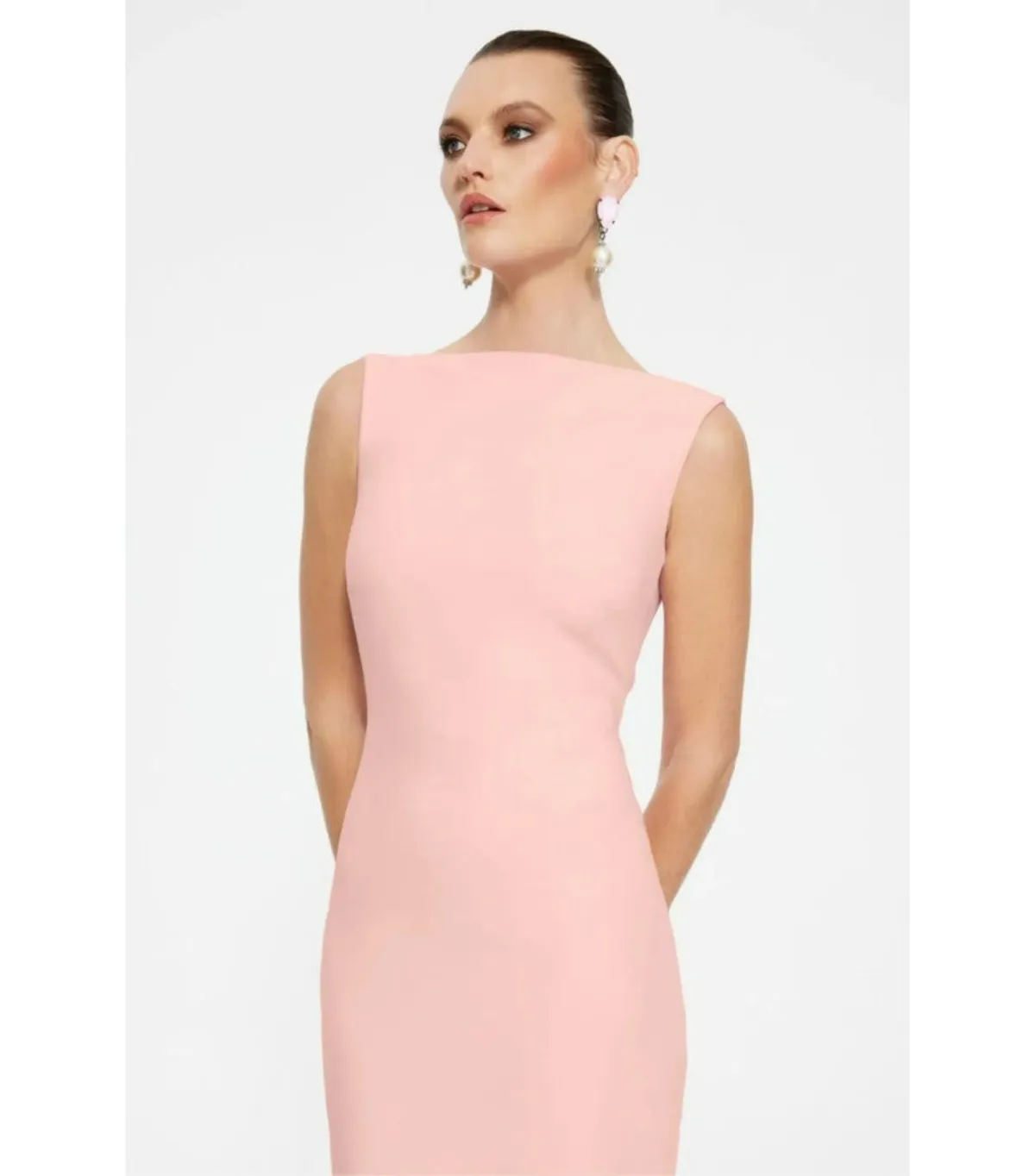 Effie Kats Verona Maxi Gown in Blush Size XS / AU 6 - Image 2