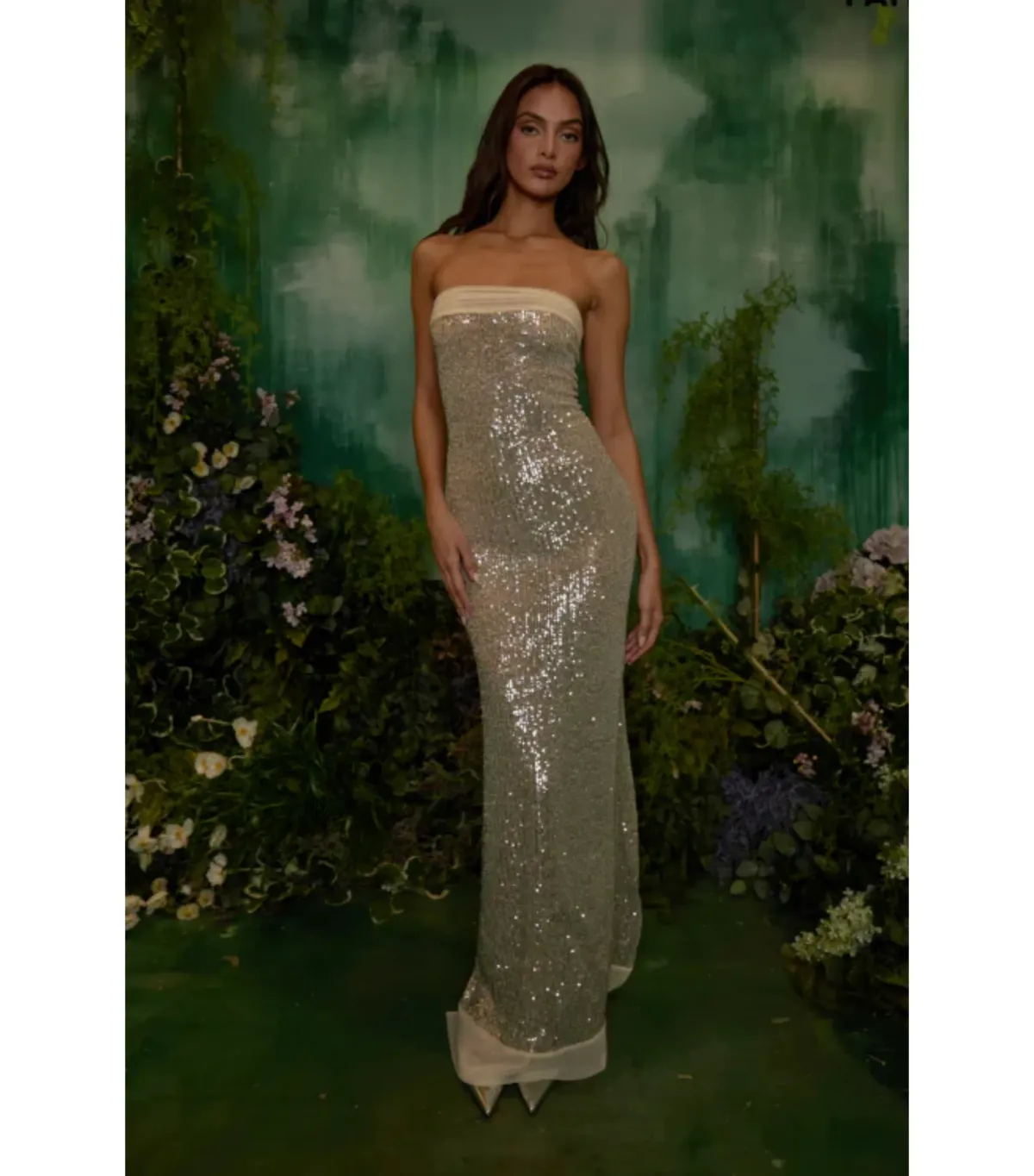 Fait Par Foutch Elizabeth Maxi Dress in Diamond Size AU 6 - Image 2