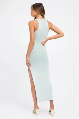 Kookai Cece Scoop Midi Dress Sage Size 14/L for rent on The Volte - image 3