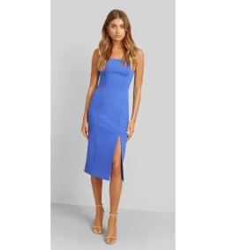 Kookai Oleema Midi Dress Blue Size 40 AU 12  for rent on The Volte - image 1