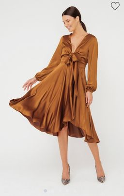 Sheike dress Gold size 6 for rent on The Volte - image 2