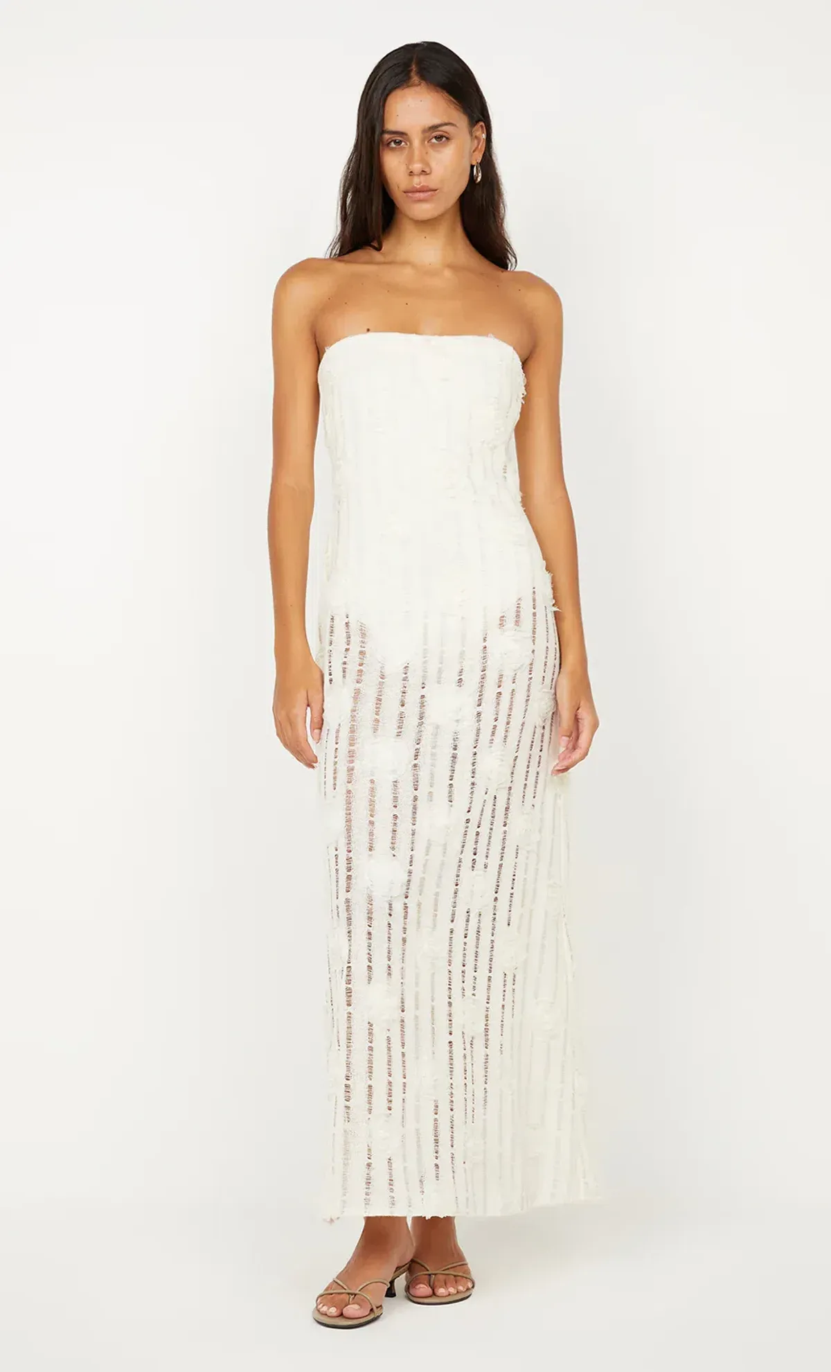 Bec and Bridge Amelie Strapless Dress in Ivory Size 6 - Image 1