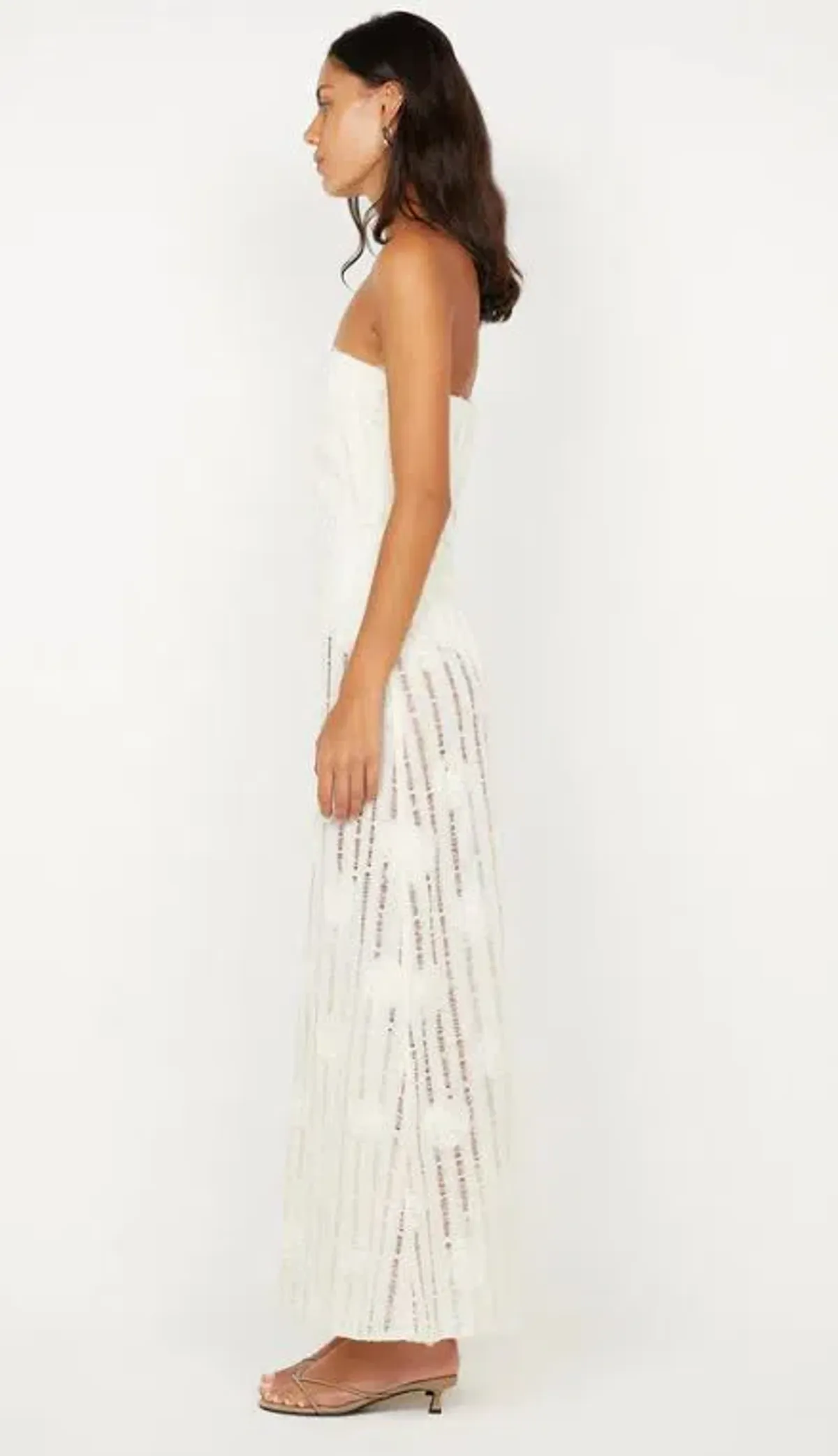 Bec and Bridge Amelie Strapless Dress in Ivory Size 10 - Image 2
