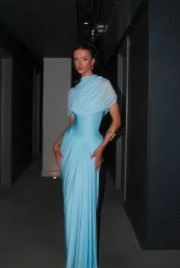 Deme by Gabriella Jasmine Maxi Gown Blue Size 10  for rent on The Volte - image 3