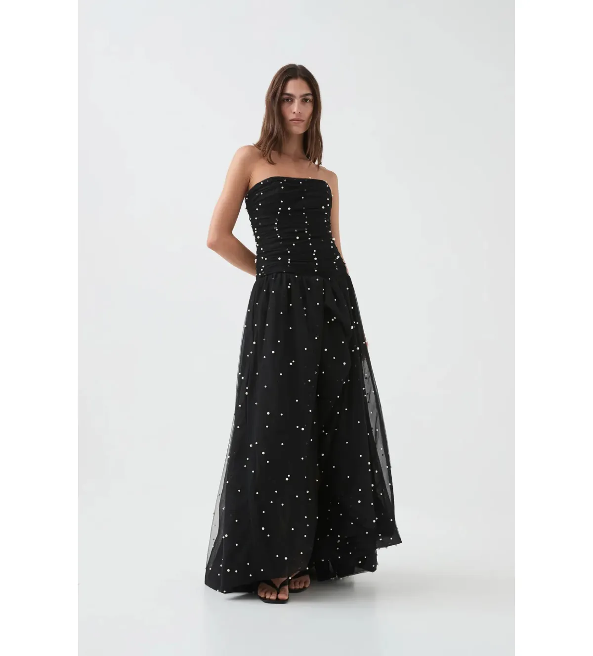 Aje Juniper Gown in Black Size XXL / AU 16 - Image 1