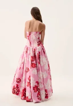 AJE Behold Maxi Dress in Pink Boldly Blooming Size 12 for rent on The Volte - image 2