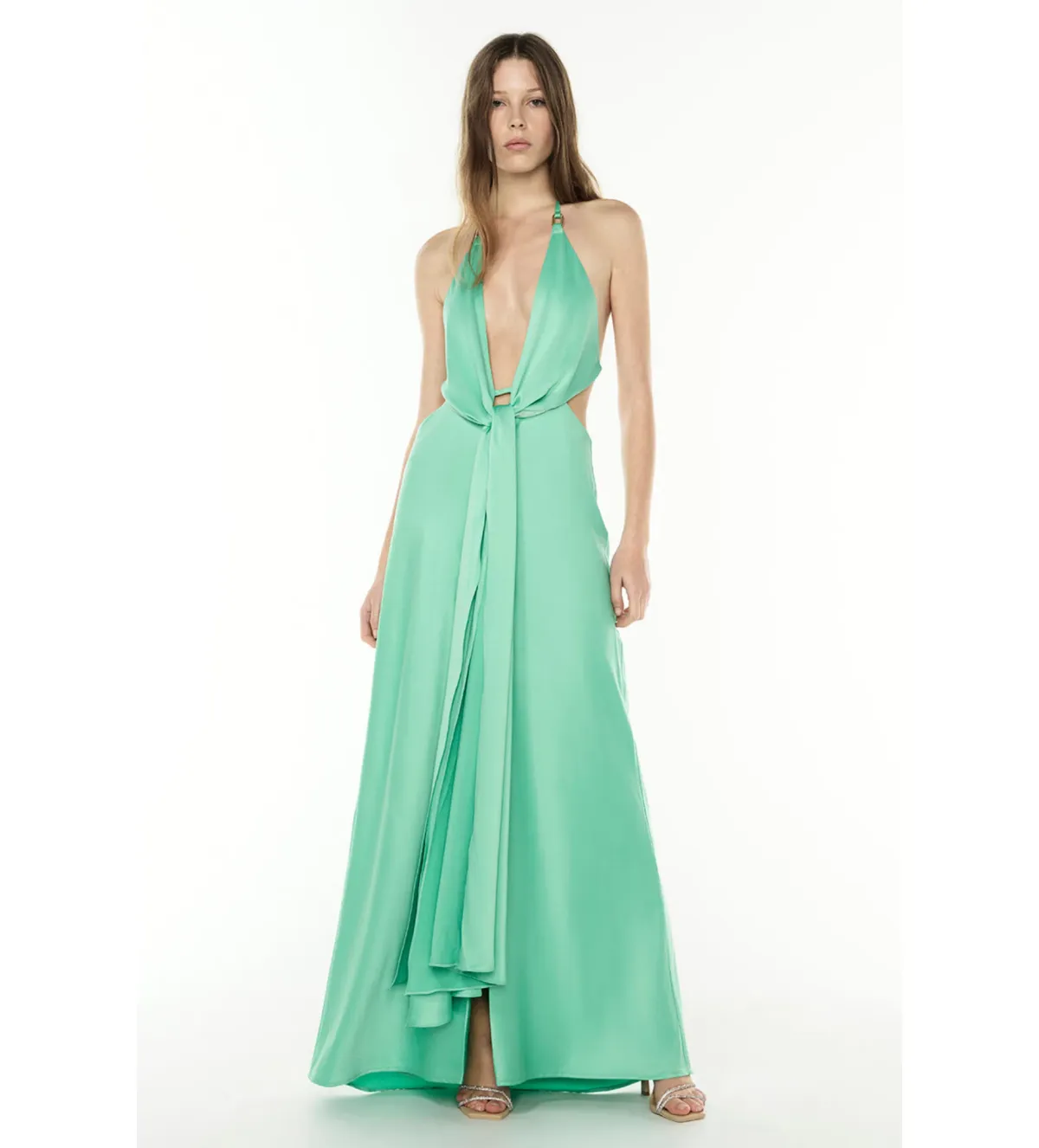 💚 Manning Cartell Evening Trance Slip Dress in Green Size M / AU 10 💚 - Image 1