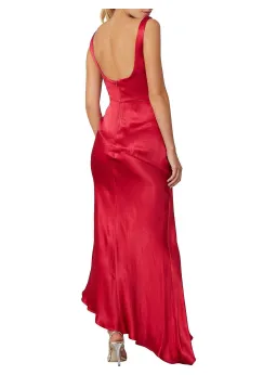 Bec & Bridge Vision of Love Cowl Dress in Red Size AU 10 for rent on The Volte - image 3