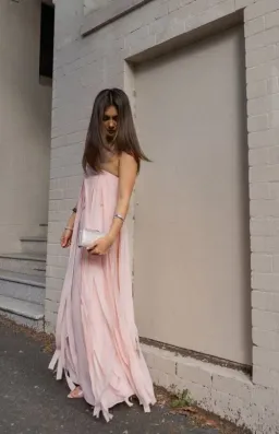 Manning Cartell Boundless Strapless Dress in Blush Size 8 for rent on The Volte - image 1