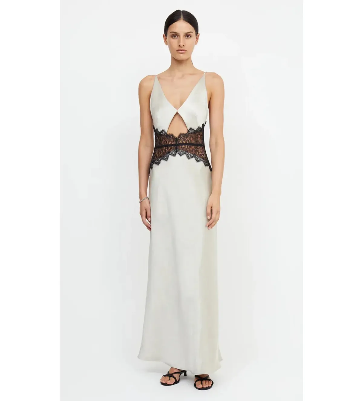 Bec and Bridge Camille Maxi Dress in Ecru Size 6 - Image 1