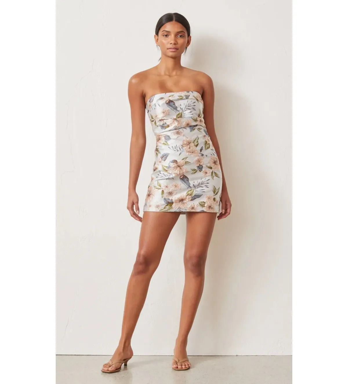 Bec & Bridge Fleurette Jacquard Mini Dress Floral Size AU 8 - Image 1