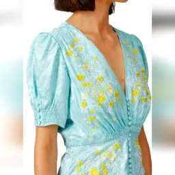 Saloni Lea Dress in Clearwater Size 12 for rent on The Volte - image 2