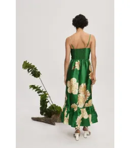 Alemais Sage Midi Dress Green Size AU 10 for rent on The Volte - image 3