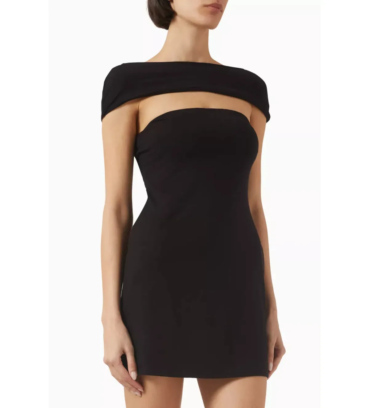 Reformation Carmina Mini Dress Black Size 6 - Image 2