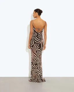 Rat & Boa Majel Dress Zebra Print Size XS/Au 6  for rent on The Volte - image 2