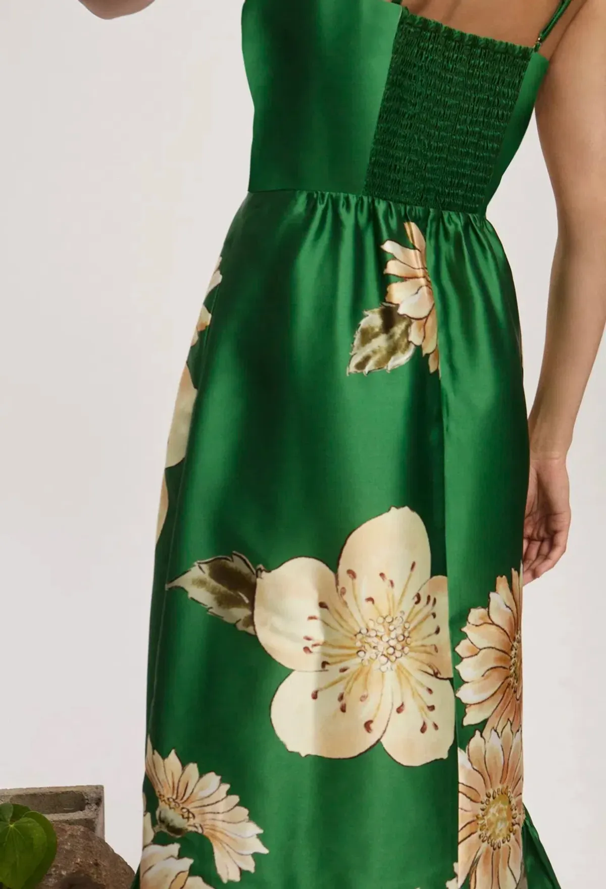ALEMAIS Sage Midi Dress Green size 10 - Image 4