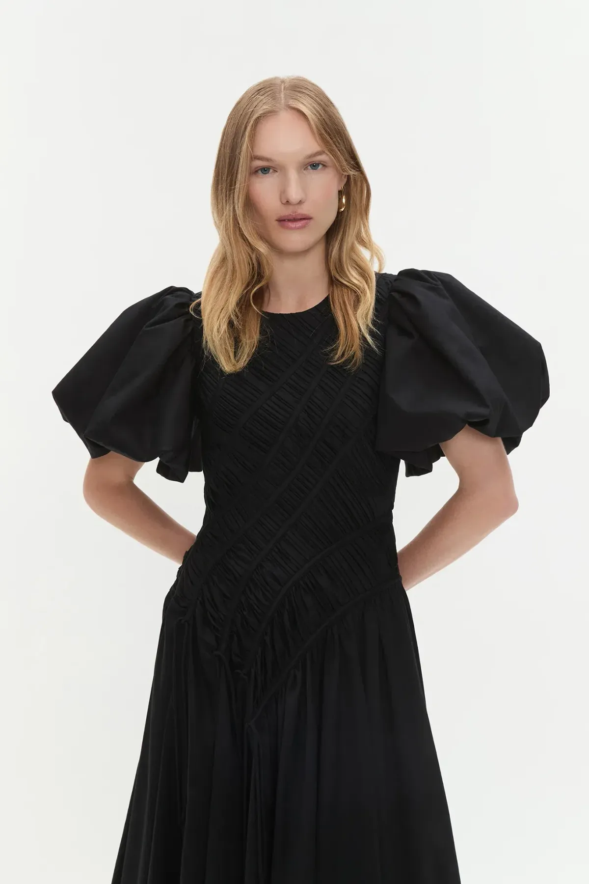 Aje Wisteria Midi Dress Black Size 12 - Image 3